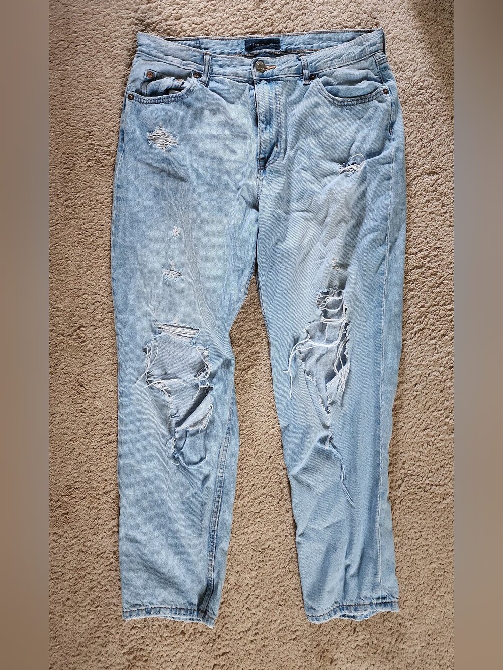 Aeropostale Light Blue Ripped Jeans